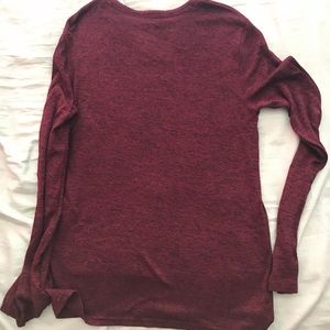 Aeropostale maroon long sleeve sweater